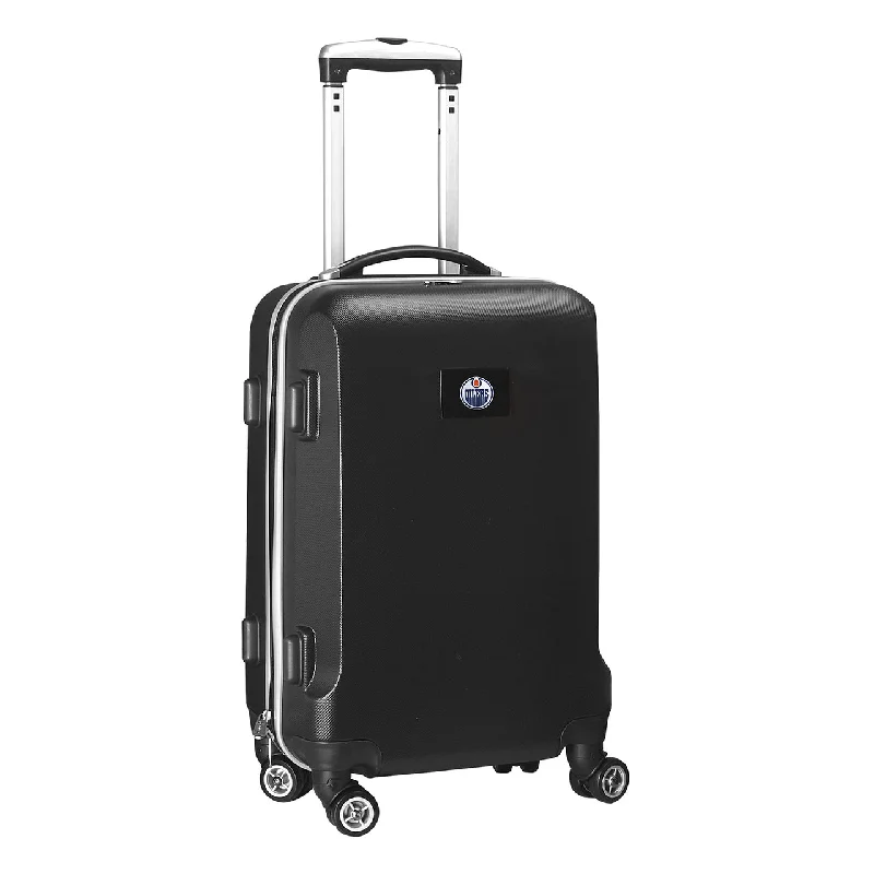 suitcase with built-in laundry bag-suitcase lock upgrade-Edmonton Oilers 20" Hardcase Luggage Carry-on Spinner