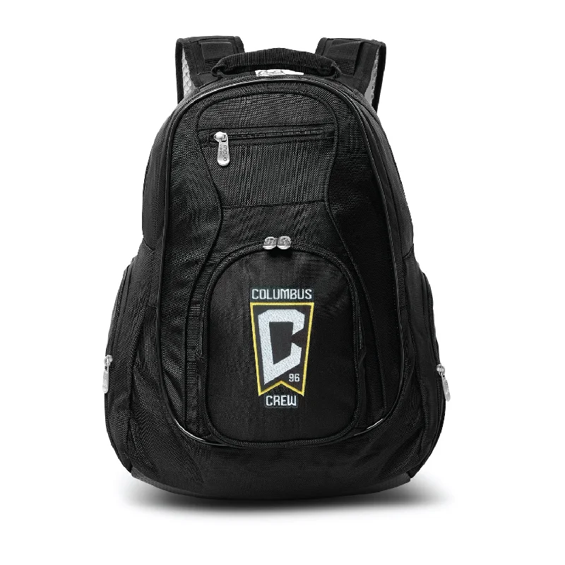 backpacks for vegans with cruelty-free materials-Backpacks for tech lovers-Columbus Crew 19" Premium Laptop Backpack