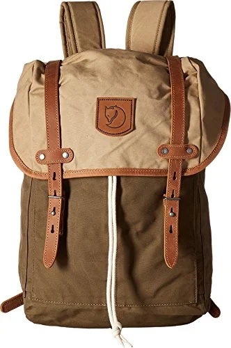 best backpack for carrying essentials -Travel backpack for kids-Fjallraven Unisex Rucksack No.21 Medium Backpack, Khaki, Sand, Os