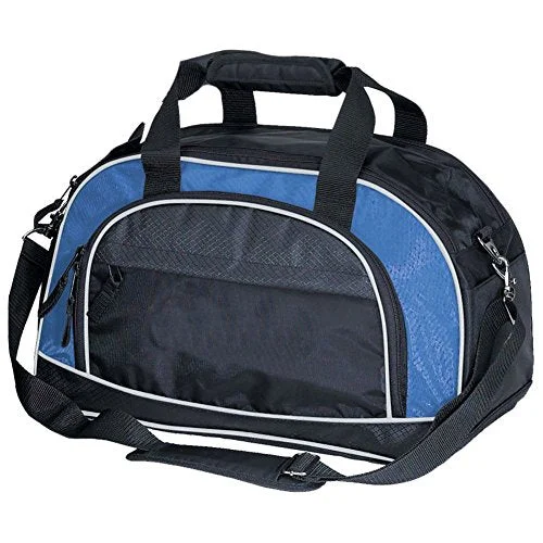 sleek sports bag with minimal design -Sports bag for foam rollers-Goodhope Bags The Workout Sports Travel Duffel, 17.5" L, Blue