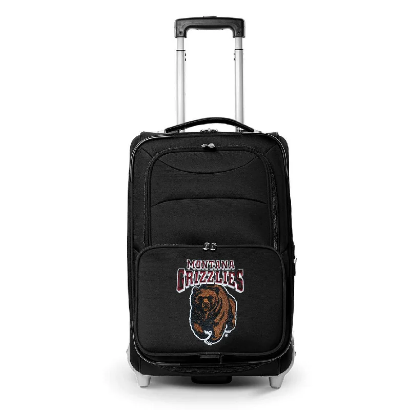 suitcase with state-of-the-art security locks-suitcase for tiny spaces-Grizzlies Carry On Luggage | Montana Grizzlies Rolling Carry On Luggage