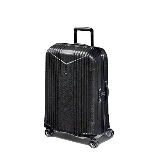 suitcase that embodies both style and functionality-suitcase with hard build-Hartmann 7R Large Hardsided Spinner Suitcase, 30" Rolling Luggage In Black