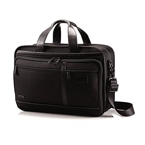 suitcase with a refined, sleek profile-suitcase packing for long trips-Hartmann Hypertex Double Compartment Brief Black