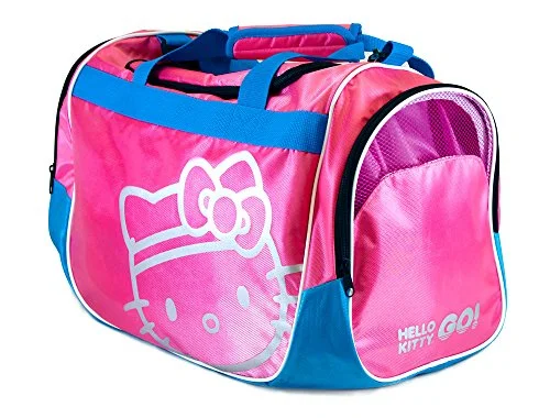 durable sports bag with padded compartments -Sports bag for tape-Hello Kitty Go! Sports Duffel Bag (Model 1601)