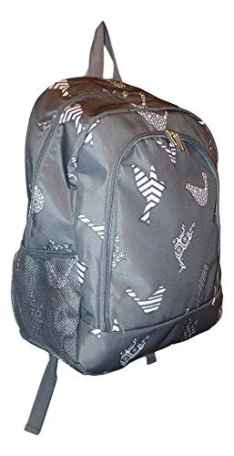 backpack with hidden passport pocket -Backpack for harbor trips-High Fashion Print Medium Sized Backpack - Custom Personalization Available (Grey Dove)