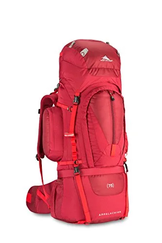 suitcase that enhances travel comfort-suitcase packing for adventures-High Sierra Classic 2 Series Appalachian 75 Frame Pack, Brick/Crimson R