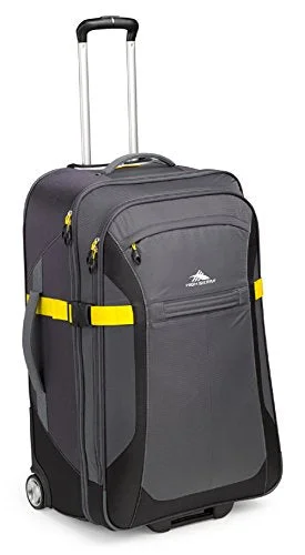 suitcase with advanced ergonomic handle positioning-suitcase for small homes-High Sierra Sportour 22" Wheeled Upright