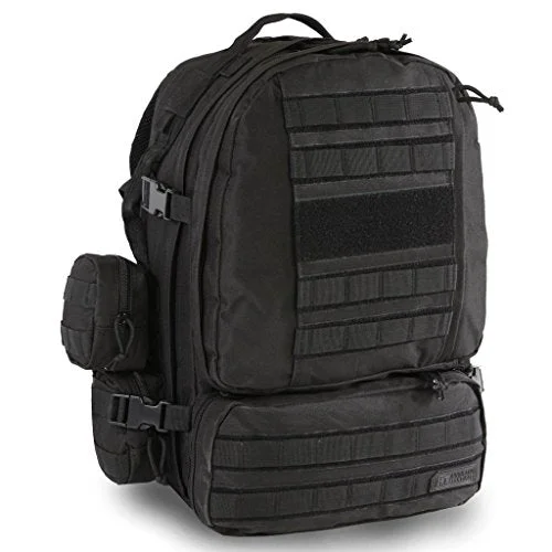 small stylish backpack for everyday carry -Backpack for extended trips-Highland Tactical Apollo Heavy Duty Backpack (Hlbp29) (Black)