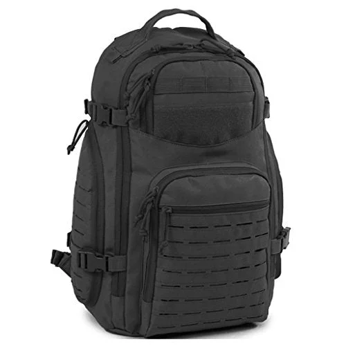 fashionable convertible backpack purse -Stylish backpack for biking-Highland Tactical Roger Heavy Duty Backpack (Hlbp19) (Black)