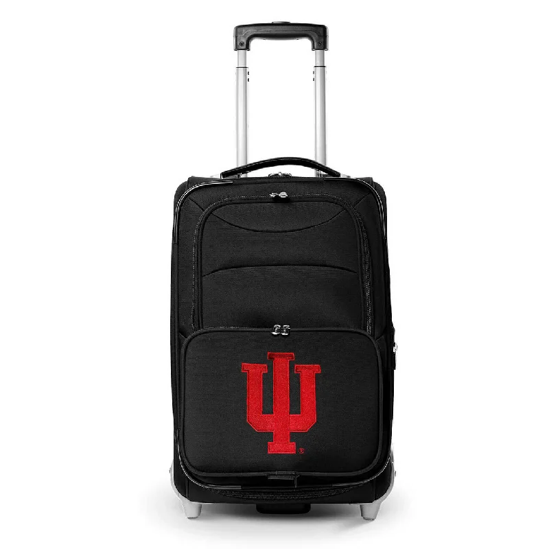 suitcase with soft grip handles-suitcase with long-lasting handle-Hoosiers Carry On Luggage | Indiana Hoosiers Rolling Carry On Luggage