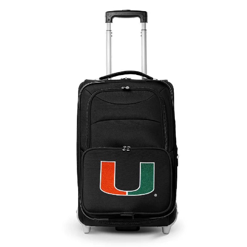 suitcase with top-tier security features-suitcase packing for dry days-Hurricanes Carry On Luggage | Miami Hurricanes Rolling Carry On Luggage