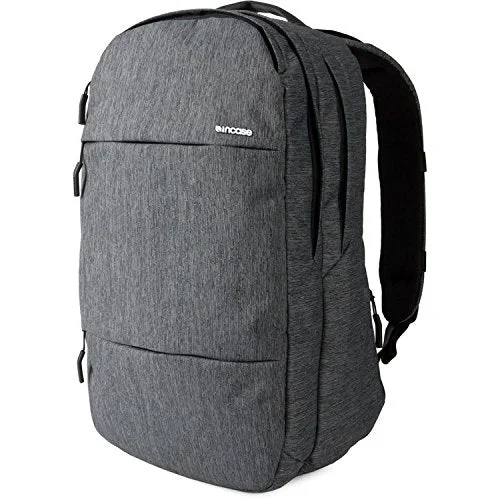 best backpack for weekend trips -Backpack for sunny weather-Incase City Collection Backpack Heather Black/Gunmetal Gray One Size