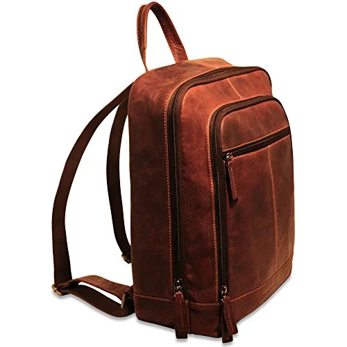 fashion-forward backpack for students -Lightweight backpack for outdoor-Jack Georges Voyager Collection Backpack (Brown)