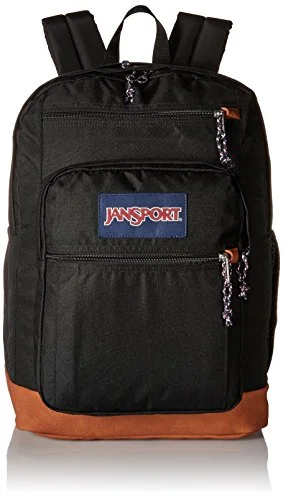 suitcase for quick city escapes-suitcase with strong lock-Jansport Cool Student, Black, One Size