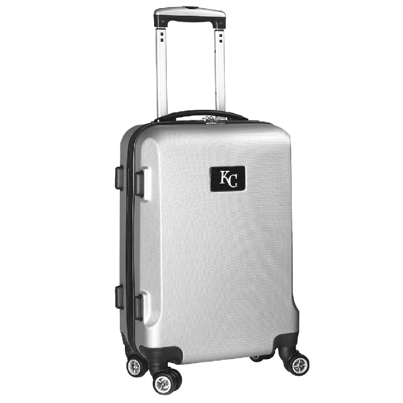 suitcase with premium craftsmanship-suitcase lock settings guide-Kansas City Royals 20" Silver Domestic Carry-on Spinner