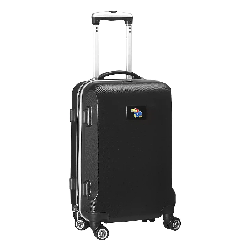 suitcase that simplifies customs checks-suitcase for large gear-Kansas Jayhawks 20" Hardcase Luggage Carry-on Spinner