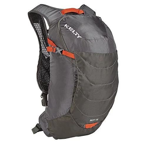 ergonomic backpack for daily use -Affordable backpack for sports-Kelty Riot 15 Backpack, Raven