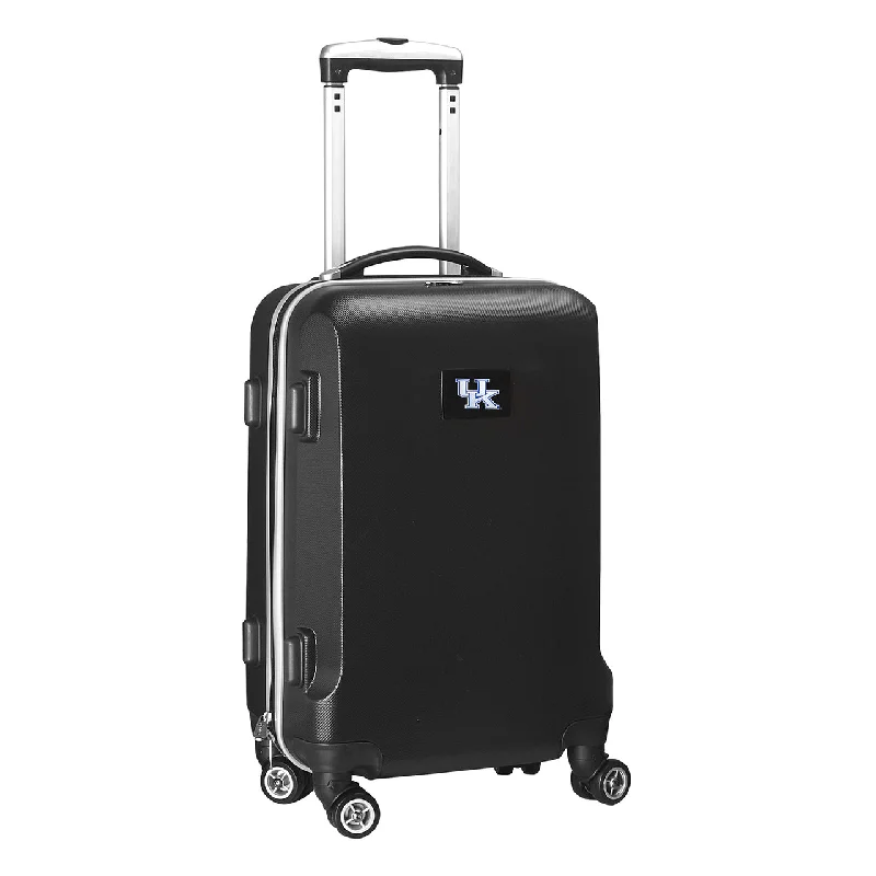 suitcase that resists wear and tear-suitcase with tight straps-Kentucky Wildcats 20" Hardcase Luggage Carry-on Spinner