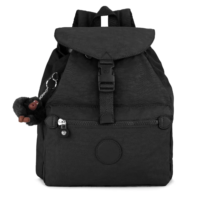 backpack with unique modern design -Affordable travel backpack-Kipling Keeper Small Backpack - Black