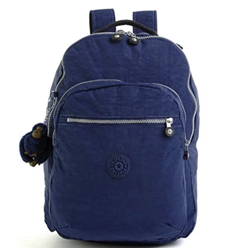 commuter backpack with reflective details -Travel backpack for casual-Kipling Seoul Backpack, Ink Blue, One Size