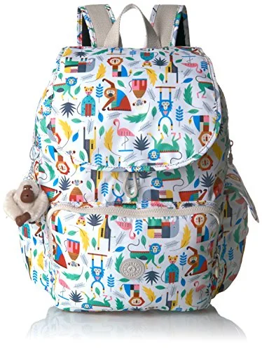 heavy-duty construction backpack -Backpack for fast trips-Kipling Women'S Zax Printed Diaper Backpack