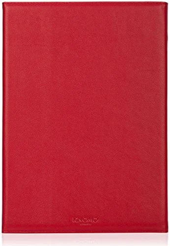 suitcase with heavy-duty latches-suitcase for massive luggage-Knomo Ipad Air 2 Premium Folio Leather/Plastic Case, Scarlet, 14-094-Sct (Leather/Plastic Case,