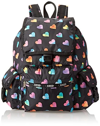 large sports bag for storing sports equipment -Sports bag for recovery-Lesportsac Voyager Bag, Wild At Heart,One Size