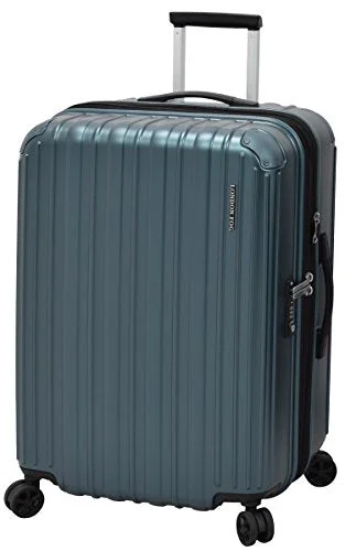 hard shell suitcase vs soft shell-suitcase for light packing-London Fog Heathrow 25" Expandable Spinner, Glacier