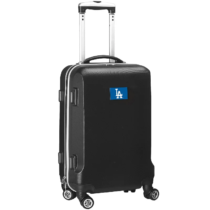 suitcase for efficient airport navigation-suitcase with solid rims-Los Angeles Dodgers 20" Hardcase Luggage Carry-on Spinner