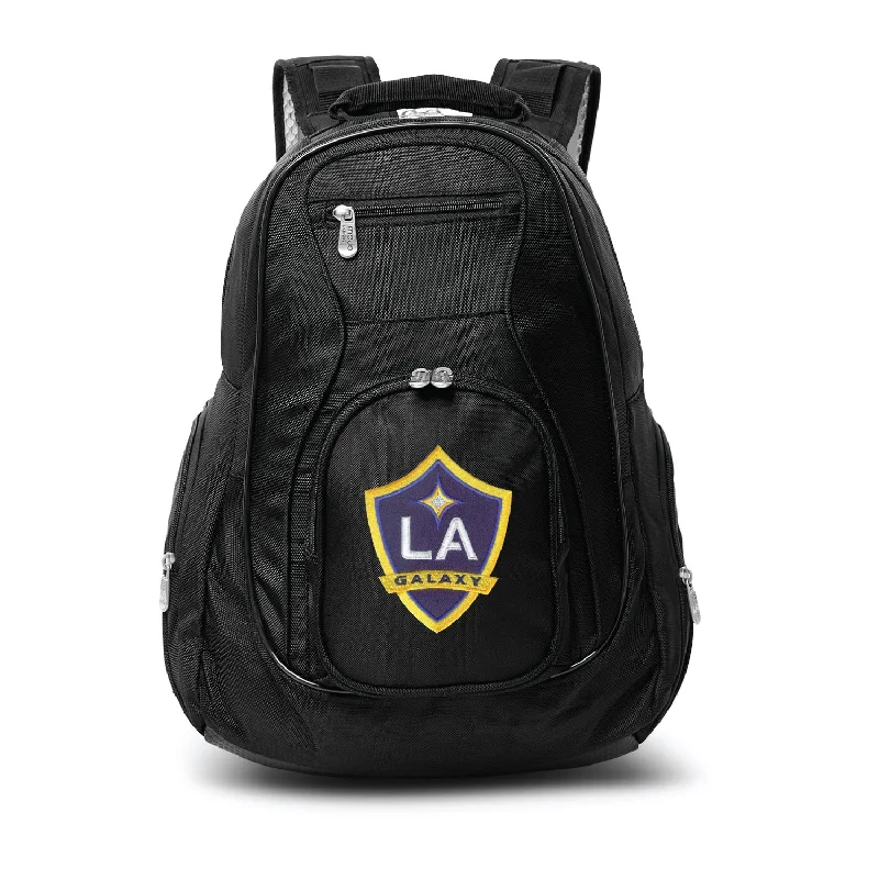 backpacks for firefighters with flame-resistant fabric-Backpacks with external pockets-La Galaxy 19" Premium Laptop Backpack