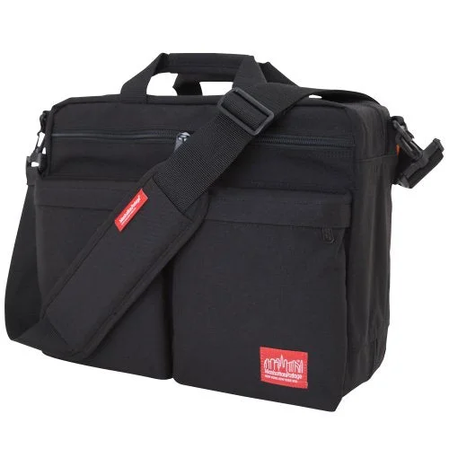 suitcase with steel-reinforced frame-suitcase lock settings-Manhattan Portage Tribeca Bag with Back Zipper, Black, One Size