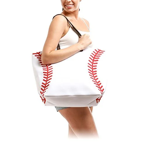 sports bag for team practices -Running sports bag-Me Plus Sports Baseball-Softball Design Tote Hand Bags / Fashion Shoulder Bags / X-Large 21 In.