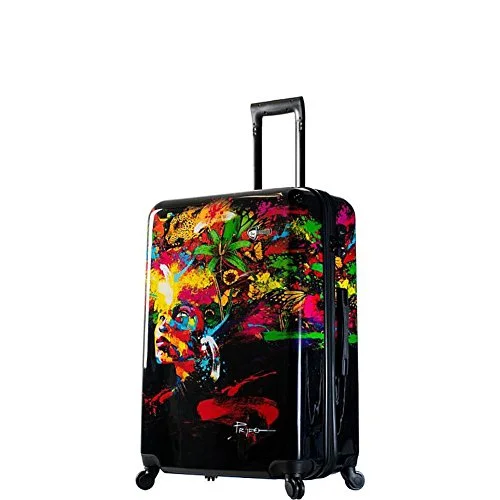 suitcase that prevents accidental damage-suitcase for neat travelers-Mia Toro Italy Prado-Beautiful Minds 28 Inch Spinner Luggage,pbm