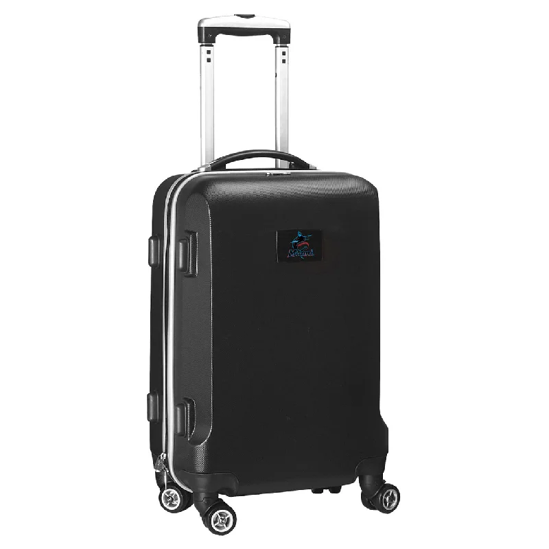 suitcase for film industry professionals-suitcase with thick cover-Miami Marlins 20" Hardcase Luggage Carry-on Spinner