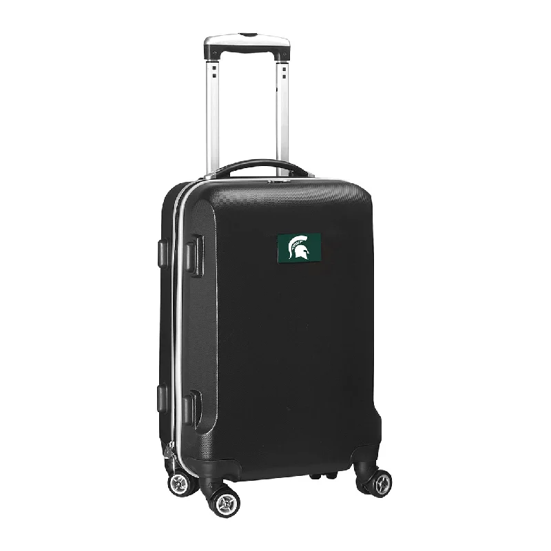 suitcase for theme park vacations-suitcase for dry climates-Michigan State Spartans 20" Hardcase Luggage Carry-on Spinner