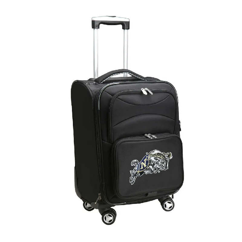 suitcase that meets carry-on size limits for most airlines-suitcase for hiking gear-Midshipmen Luggage | Navy Midshipmen 21" Carry-on Spinner Luggage