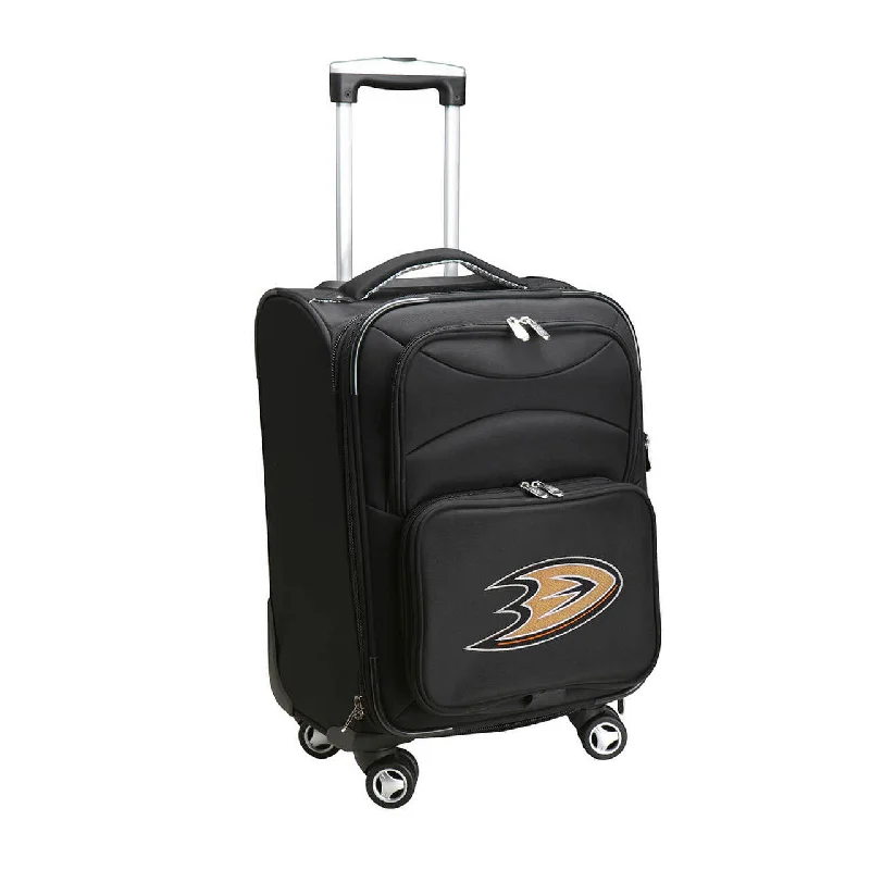 suitcase with the strongest TSA-approved locks-suitcase for oversized luggage-Mighty Ducks Luggage | Anaheim Mighty Ducks 21" Carry-on Spinner Luggage