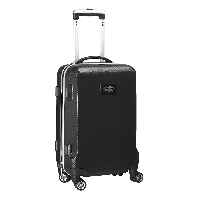 suitcase for short-haul flights-suitcase with impact resistance-Nevada Reno Wolfpack 20" Hardcase Luggage Carry-on Spinner