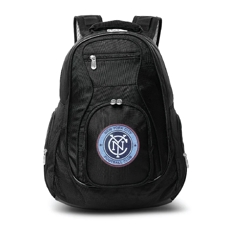 backpacks for e-sports players with cooling compartments-Backpacks for outdoor enthusiasts-New York City FC 19" Premium Laptop Backpack