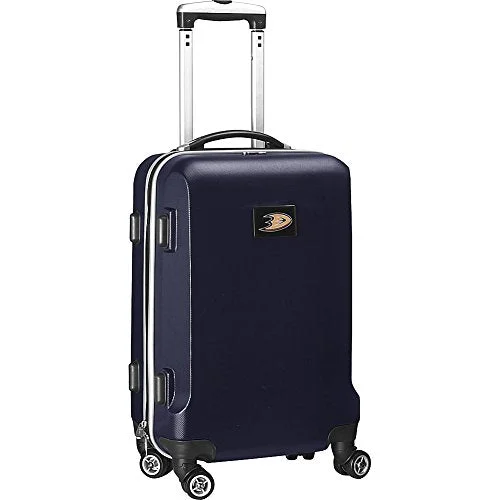 suitcase with premium materials-suitcase packing cubes-Nhl Anaheim Ducks Carry-On Hardcase Spinner, Navy