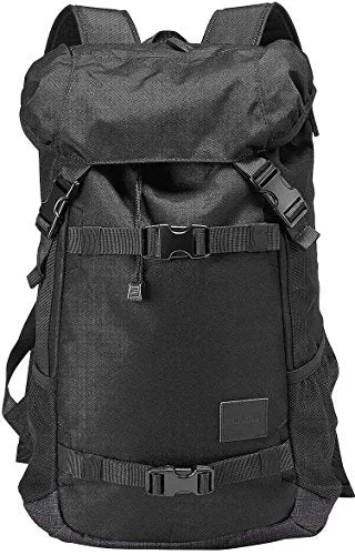 waterproof backpack for tech professionals -Compact backpack for camping-Nixon Men'S Landlock Se Backpack, Black/Black Wash, One Size