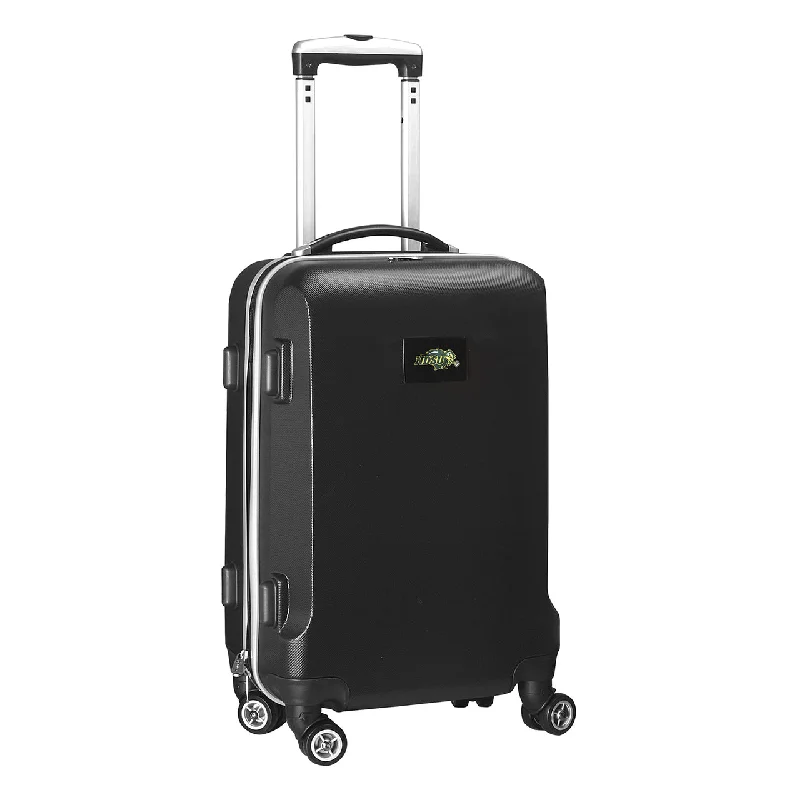 suitcase with best wheels-suitcase with quiet wheels-North Dakota State 20" Hardcase Luggage Carry-on Spinner