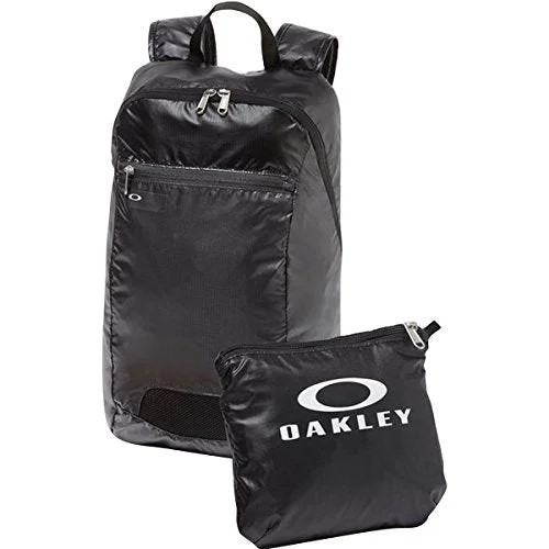 tactical waterproof backpack for survivalists -Backpack for rainy days-Oakley Mens Packable Backpacks One Size Blackout