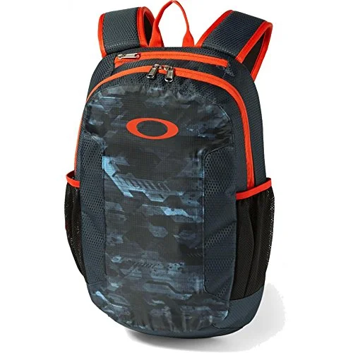 best commuter backpack for bike riders -Durable backpack for camping-Oakley Mens Sport Pack 20 Backpack, Navy Blue