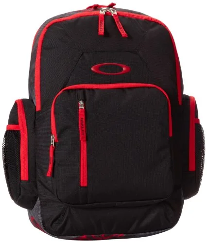 best adventure backpack for off-grid travel -Compact backpack for school-Oakley Men'S Works Pack 25L-266 Backpack, Grey Red, One Size