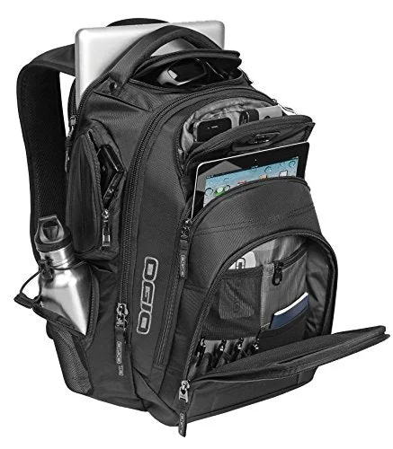 rugged military backpack with hydration system -Backpack for light travel-Ogio 411067 Stratagem, Computer Laptop/Macbook Pro Backpack, Black