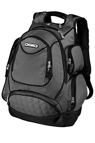 stylish men's backpack for everyday use -Backpack with side access-Ogio 711105-Petrol Metro Street 17" Computer Laptop Backpack, Petrol