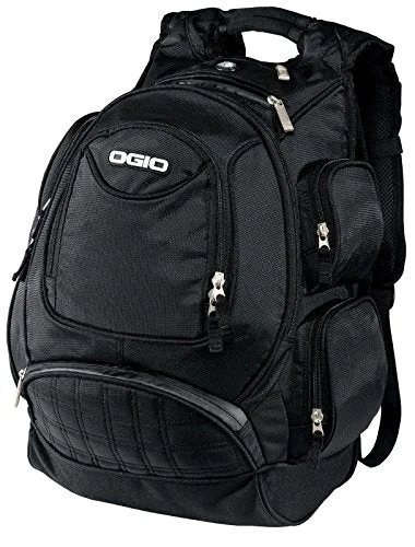 heavy-duty construction worker backpack -Backpack for backpacking-Ogio Metro Street Computer Laptop Backpack, Black