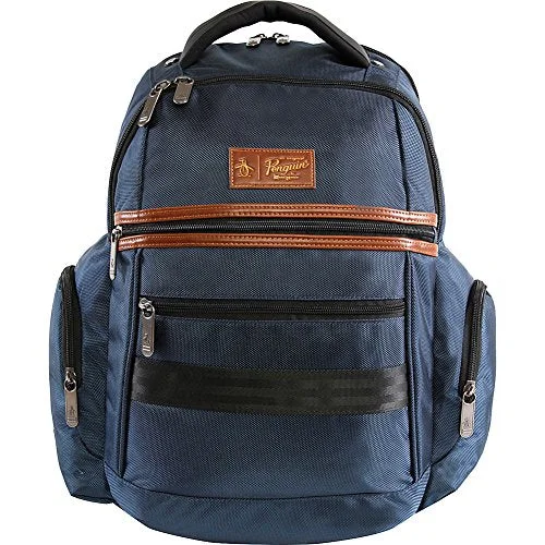 stylish gym backpack with laptop sleeve -Backpack for casual use-Original Penguin Classics Fits Most 15-Inch Laptop And Notebook Backpack, Navy, One Size