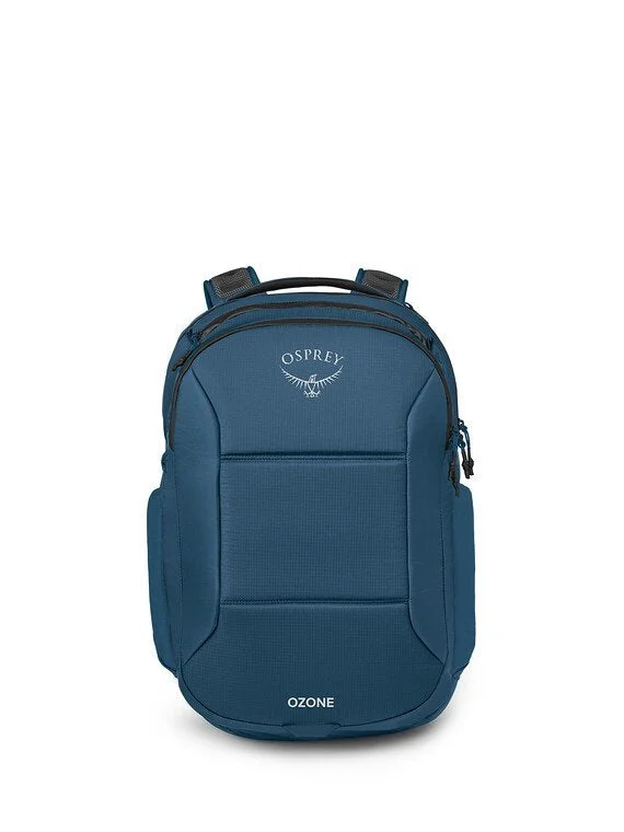 backpacks for travelers with zippered side pocket-Backpacks for school essentials-Osprey Ozone Laptop Ultralight Backpack (Coastal Blue)